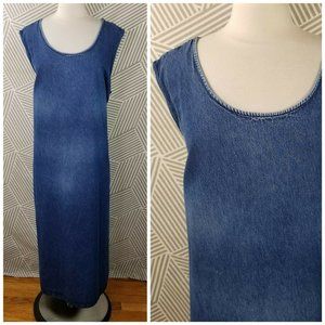 4x denim dress